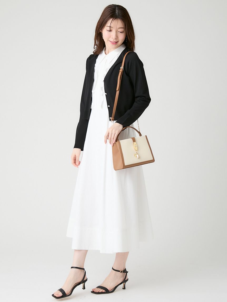 CELFORD「フロントフリルデザインシャツワンピース」|ワンピース|