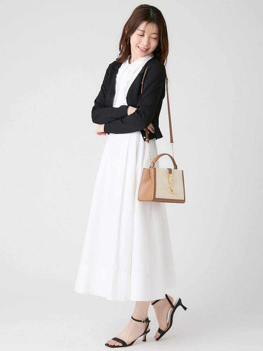 CELFORD「フロントフリルデザインシャツワンピース」|ワンピース|