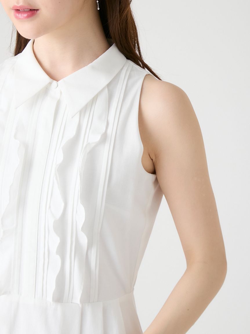 CELFORD「フロントフリルデザインシャツワンピース」|ワンピース|