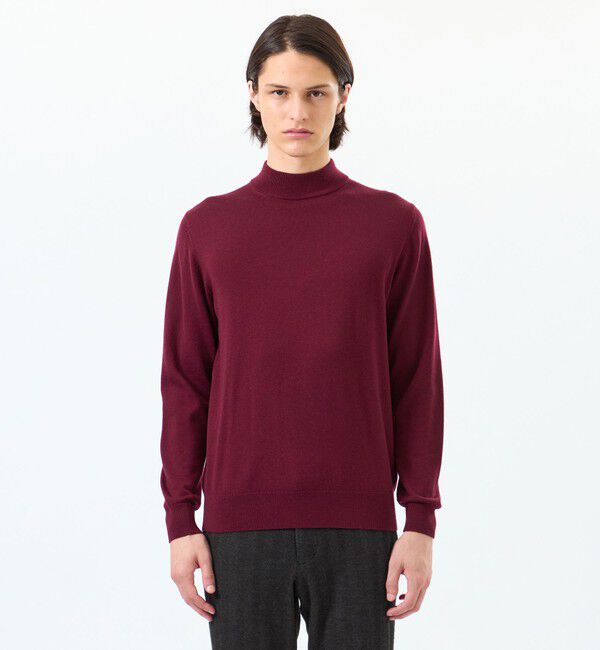 MACKINTOSH PHILOSOPHY「ハイゲージ天竺 モックネックプルオーバーニット」|ニット・セーター|