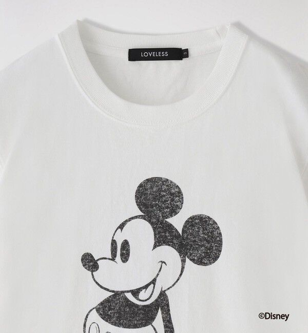  「【ミッキーマウス / LOVELESS限定プリントTシャツ(フロントスタイル)】」|Tシャツ・カットソー|
