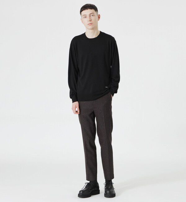  「ハイゲージウォッシャブルクルーネック」|ニット・セーター|