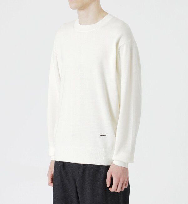  「ハイゲージウォッシャブルクルーネック」|ニット・セーター|