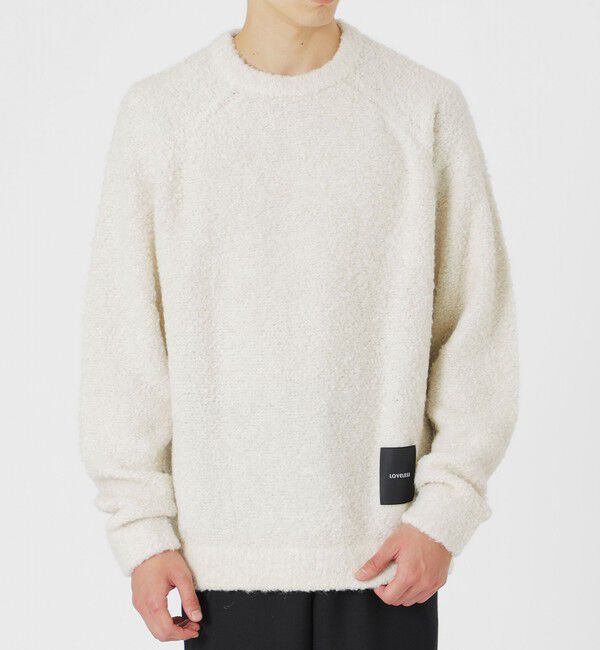  「【UNISEX】ブークレカラーニットプルオーバー」|ニット・セーター|