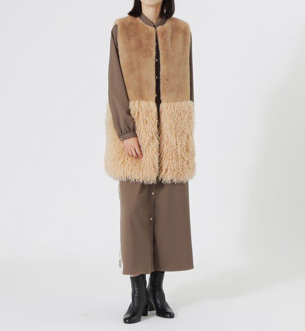  「ファーコンビベスト」|ブルゾン・スタジャン|