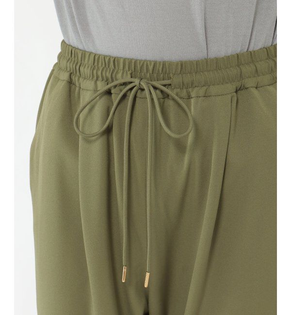 ikka「ウエストドロストテーパードパンツ」|その他|