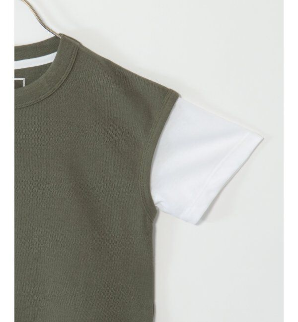 ikka kids「【キッズ】鹿の子フェイクベストレイヤーTシャツ（100~160cm）」|Tシャツ・カットソー|