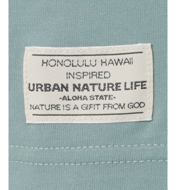 ikka「URBAN NATURE LIFE アーバンネイチャーライフ ロゴプリントTシャツ」|Tシャツ・カットソー|