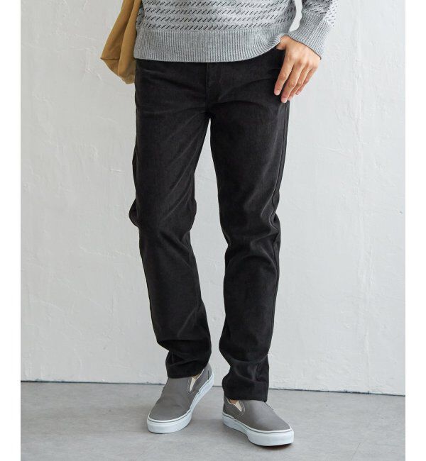 ikka「GOKU楽パンツ EASY STRETCH コーデュロイ5P」|その他|ブラック