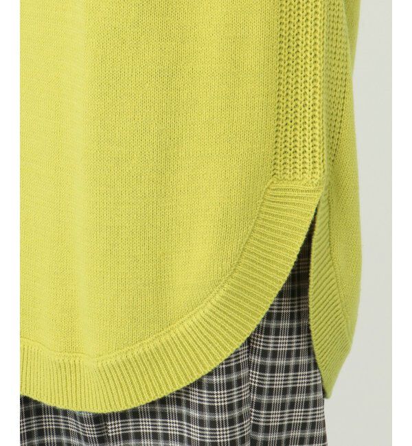 Lbc with Life「裾ラウンドニット」|カーディガン|