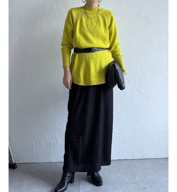 Lbc with Life「裾ラウンドニット」|カーディガン|