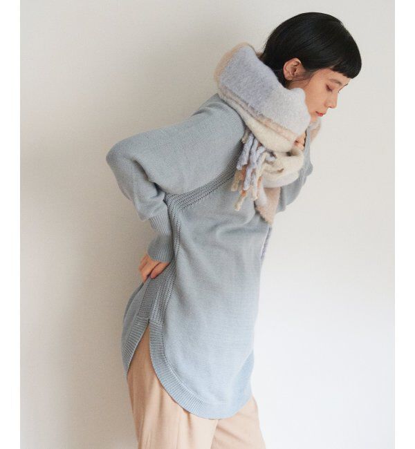 Lbc with Life「裾ラウンドニット」|カーディガン|