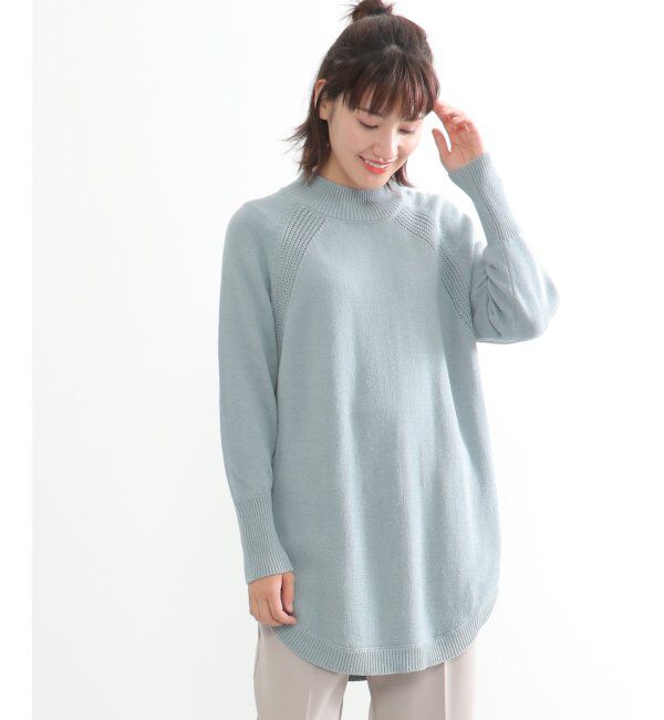 Lbc with Life「裾ラウンドニット」|カーディガン|