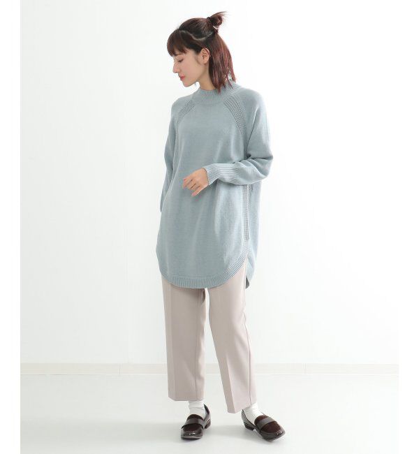 Lbc with Life「裾ラウンドニット」|カーディガン|