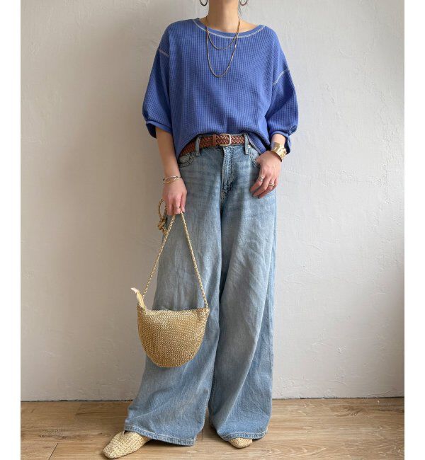 Lbc with Life「ワッフルカラーステッチプルオーバー」|その他|