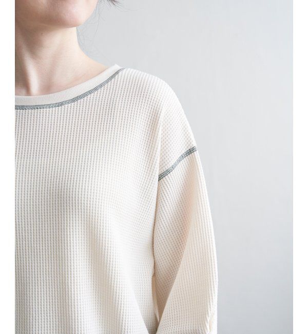 Lbc with Life「ワッフルカラーステッチプルオーバー」|その他|