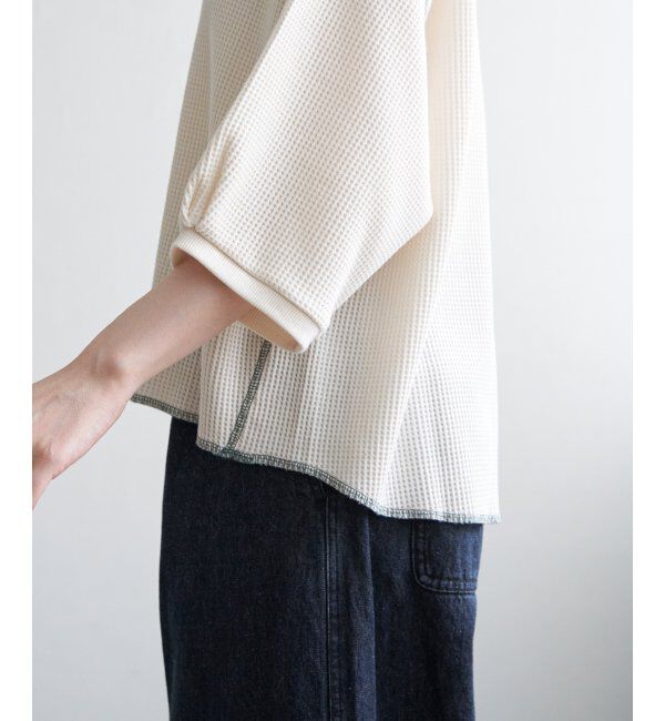 Lbc with Life「ワッフルカラーステッチプルオーバー」|その他|