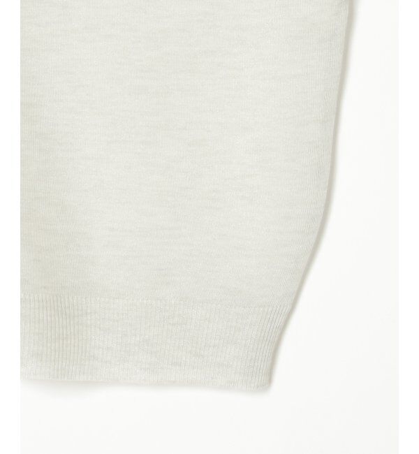 Lbc with Life「シアー2WAYヘリンボンクロシェニット」|カーディガン|