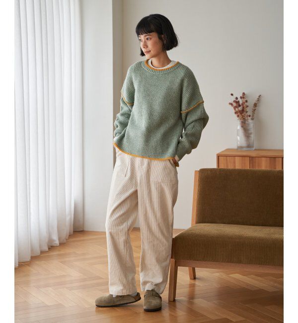 Lbc with Life「コーデュロイベイカーゆるテーパードパンツ」|その他|