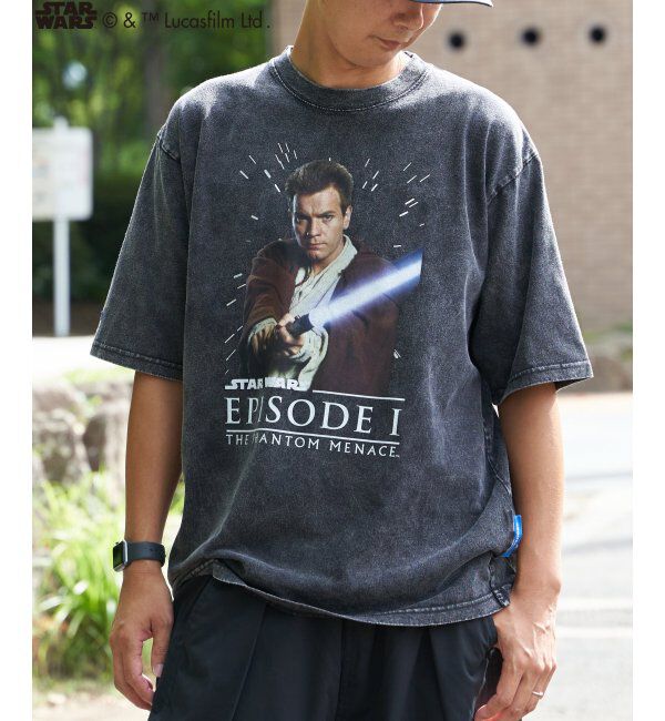 VENCE share style「STAR WARS スターウォーズ エピソード1 フェイスTシャツ」|Tシャツ・カットソー|ブラック