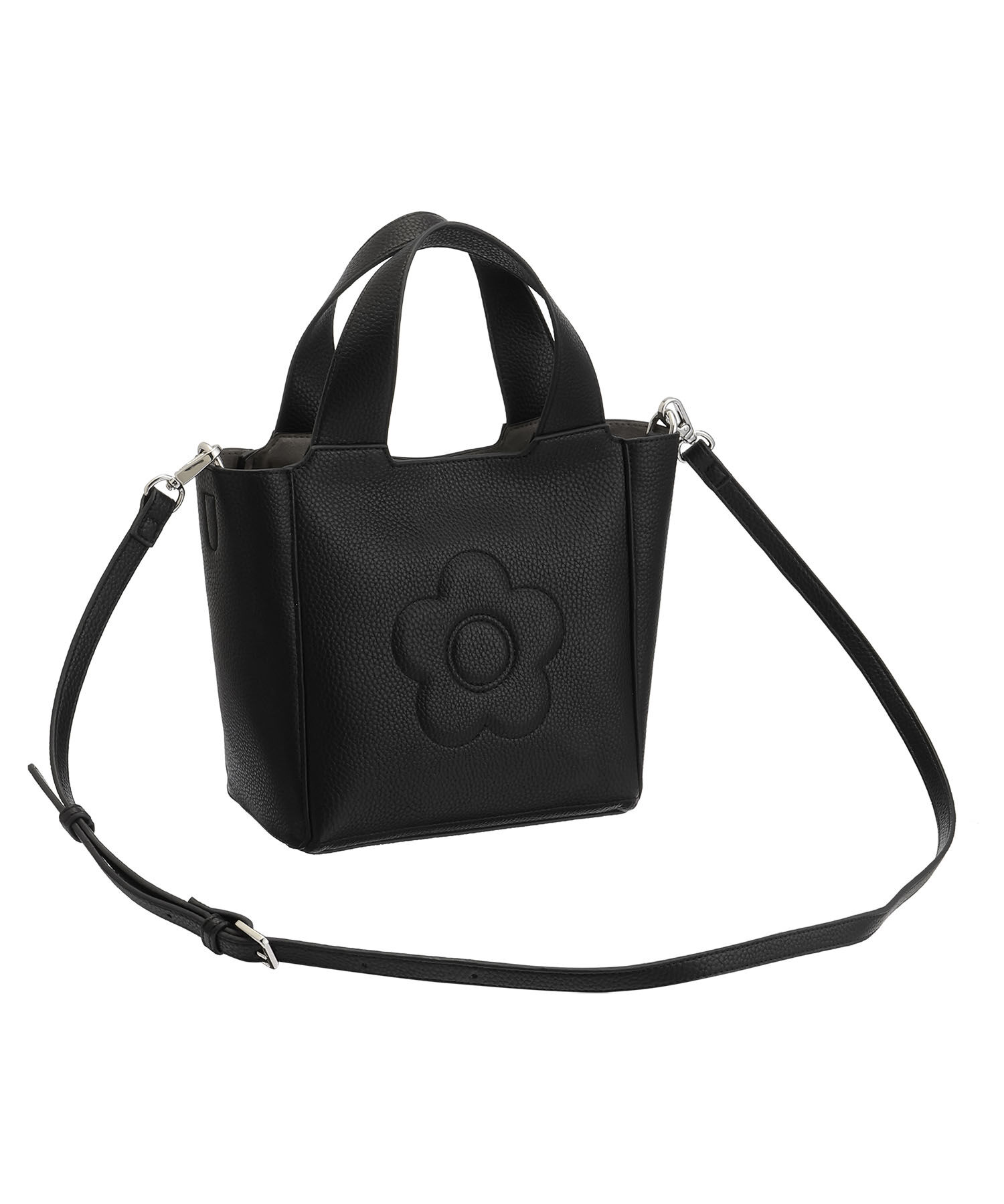 MARY QUANT「インナースエードデイジー 2WAYミニトート」|ショルダー・メッセンジャー|