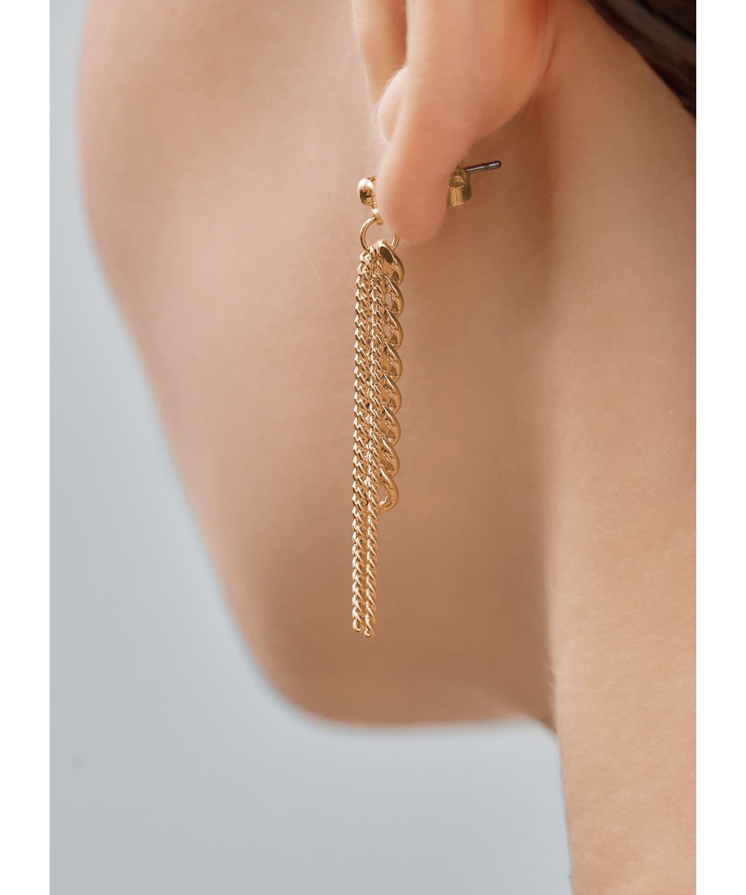 STYLE DELI「ミックスチェーンピアス」|ピアス|