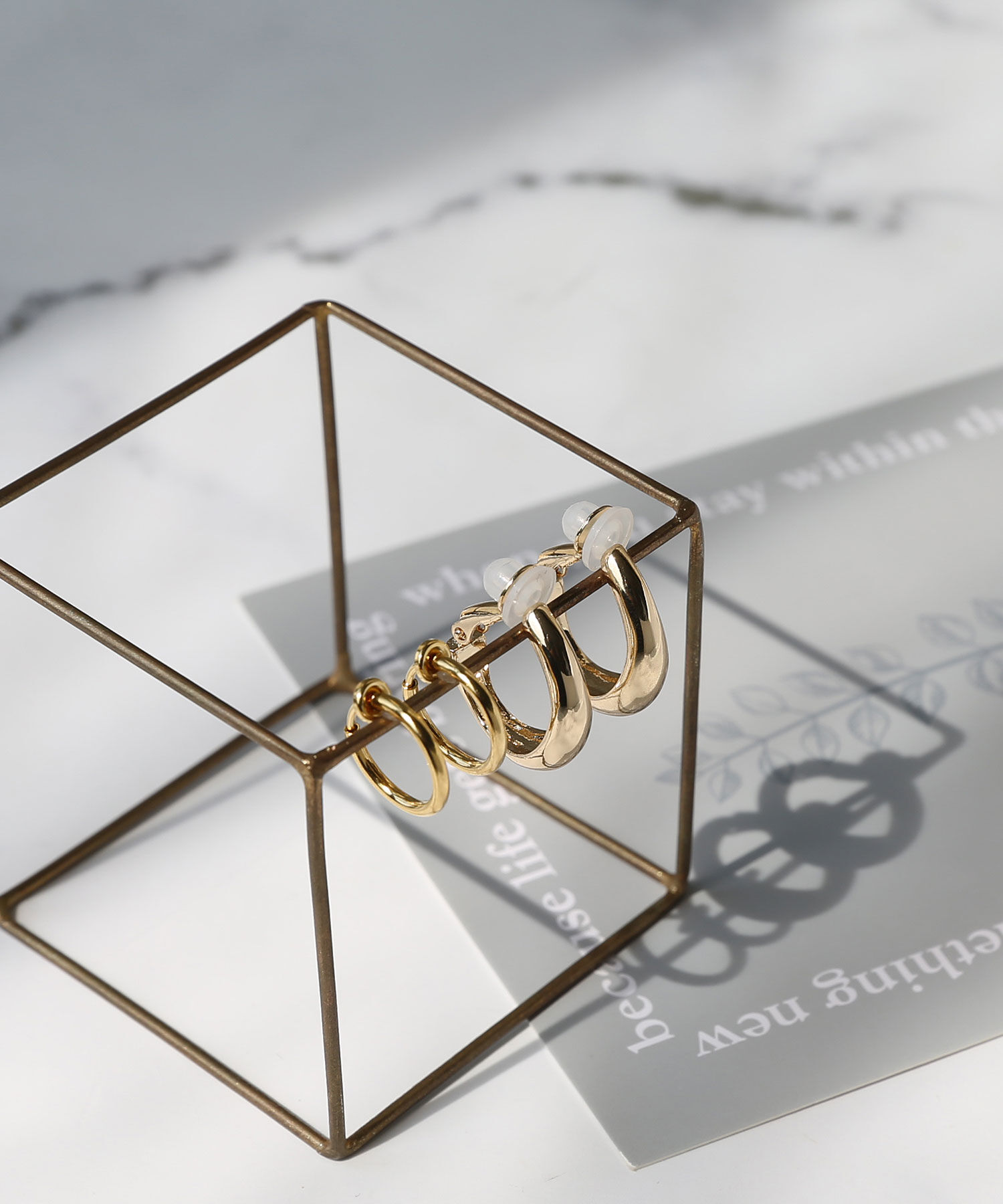 colleca la「ミドルフープセットイヤリング」|イヤリング|ゴールド