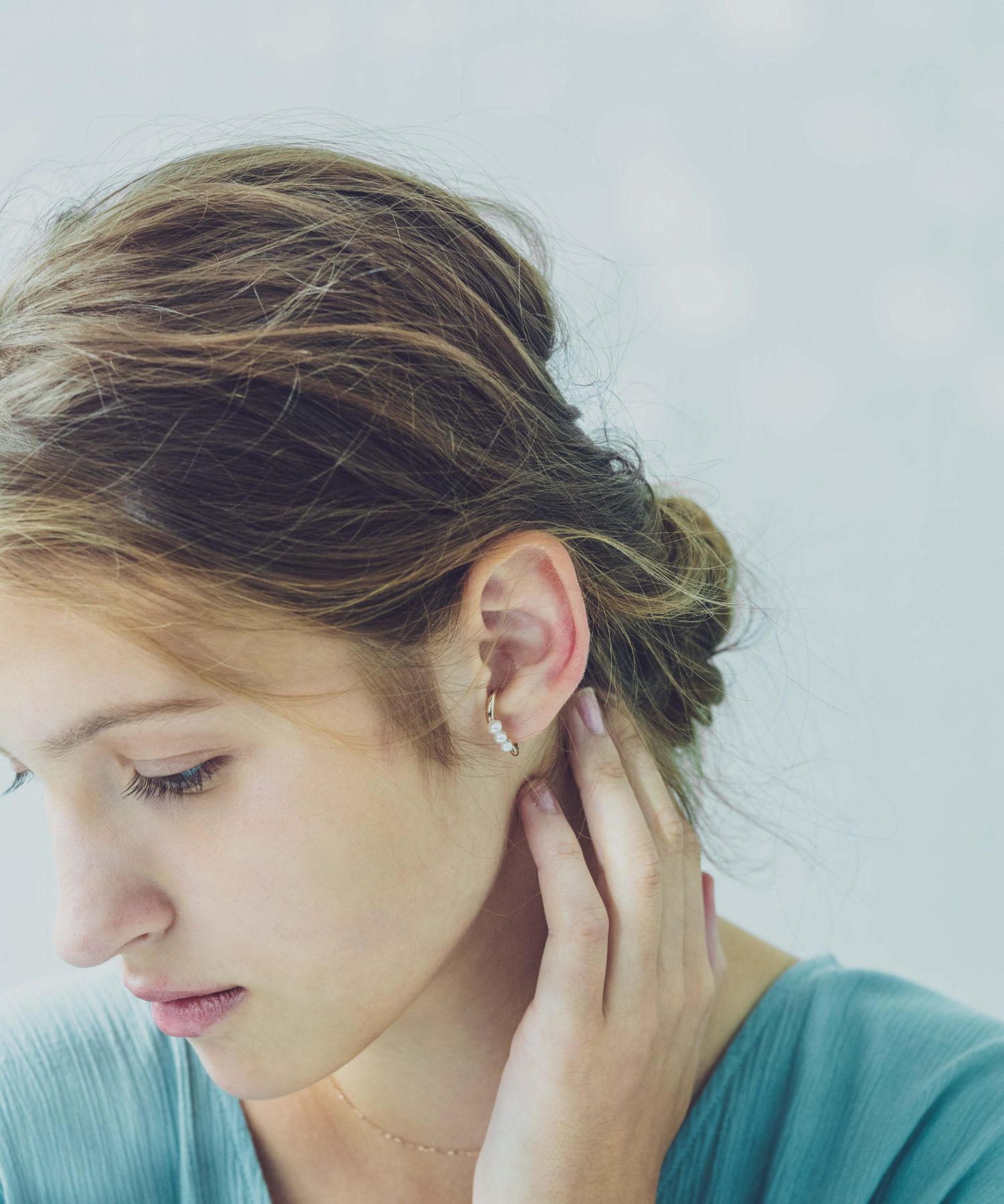 ete「パール ライナーカフ」|イヤーカフ|