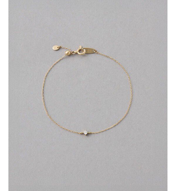 ete「[レイヤード] K10YG ダイヤモンド ブレスレット」|ブレスレット・バングル|イエローゴールド