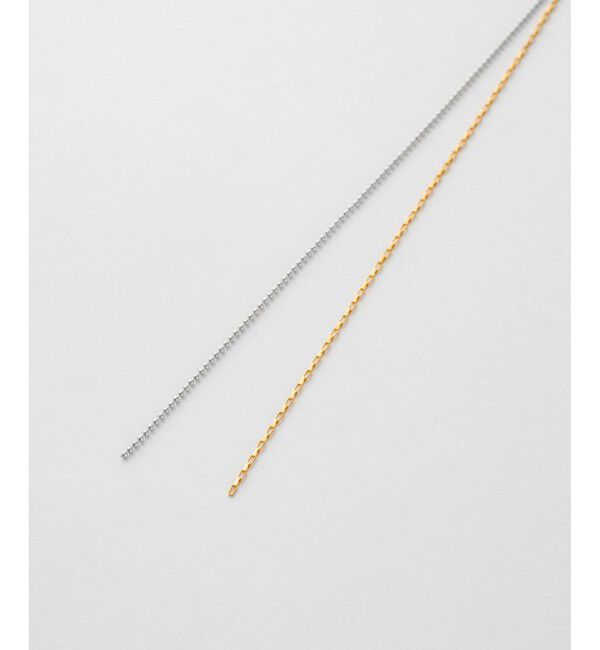 Jouete「メッシュカフス ジルコニア コンビカラー」|イヤリング|