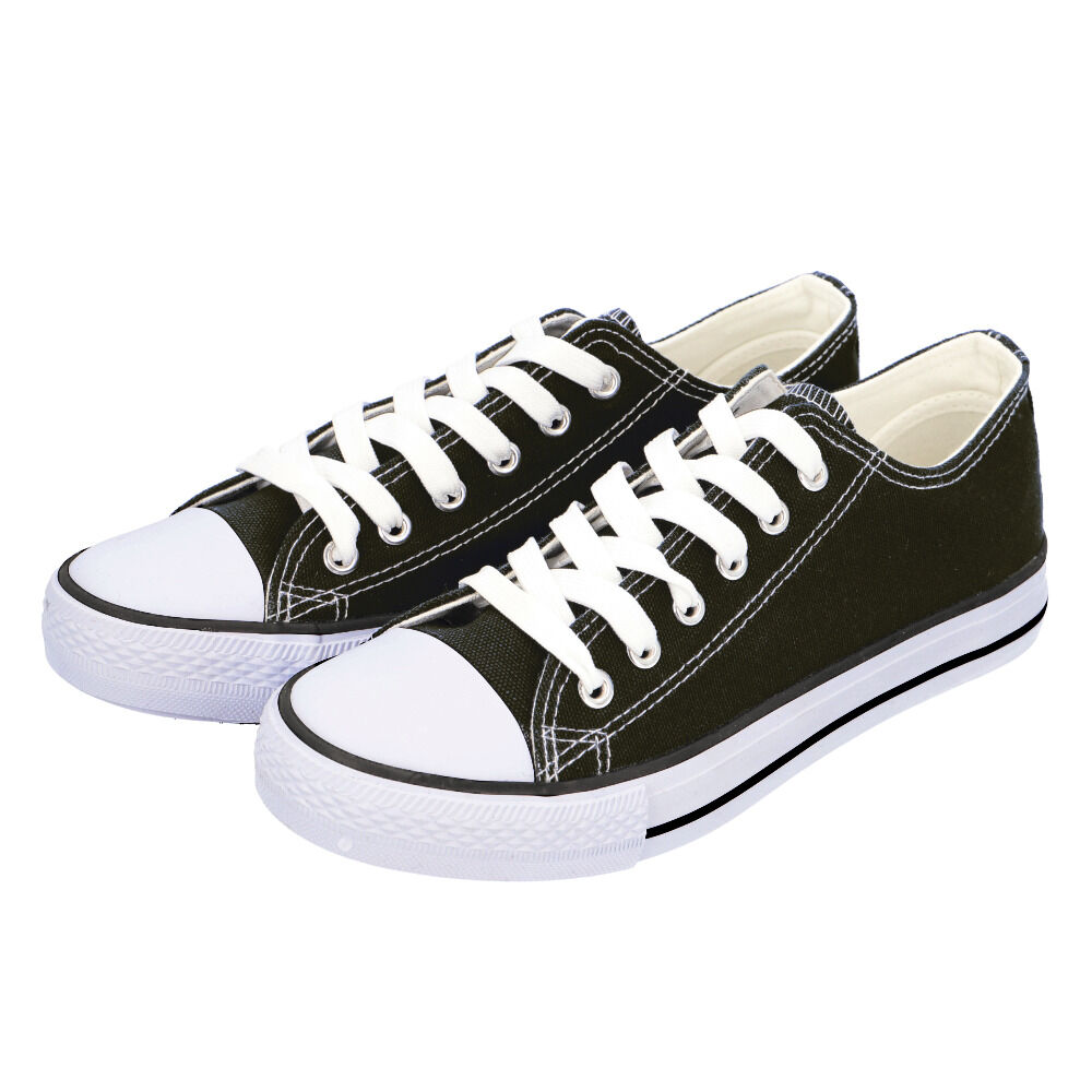 BACKYARD FAMILY「スニーカー レディース 通販 ローカット 無地 キッズ メンズ 子供靴 キャンバス デニム 紐」|スリッポン|ブラック2