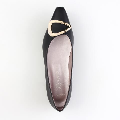 銀座かねまつ「KN260021STEBLK 【本革】【防水】アクアベルモチーフパンプス」|パンプス|