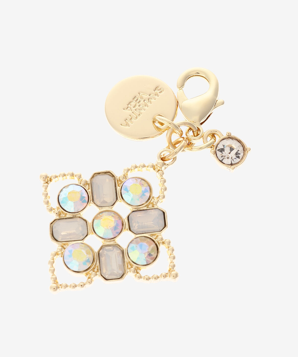 Samantha Vega「ダイヤカットファスナーチャーム」|チャーム・キーホルダー|マルチカラー