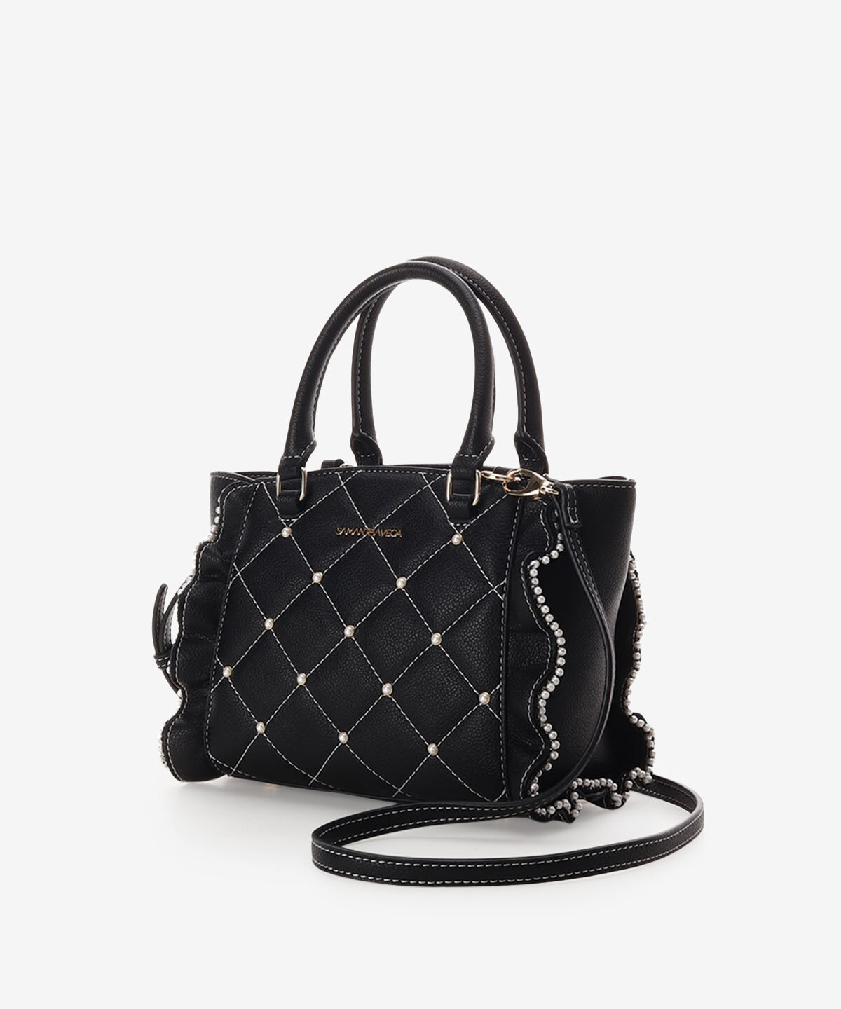 Samantha Vega「キルティングパールフラッター（ミニ）」|ショルダー・メッセンジャー|