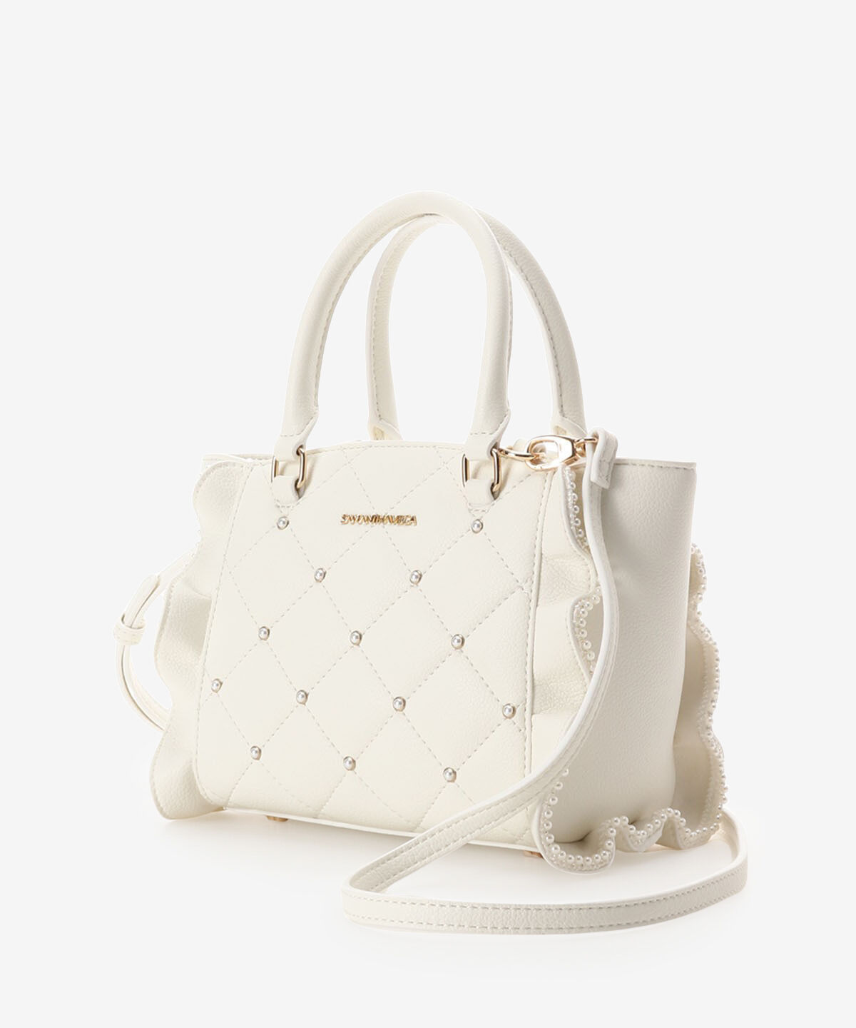 Samantha Vega「キルティングパールフラッター（ミニ）」|ショルダー・メッセンジャー|