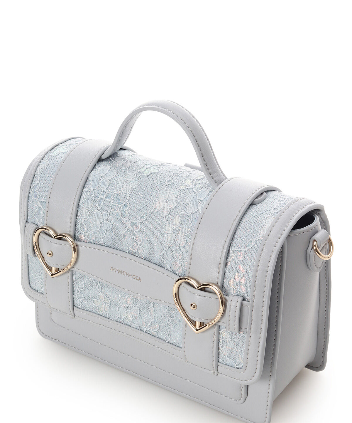 Samantha Vega「レースハートベルトサッチェルショルダーバッグ」|ショルダー・メッセンジャー|
