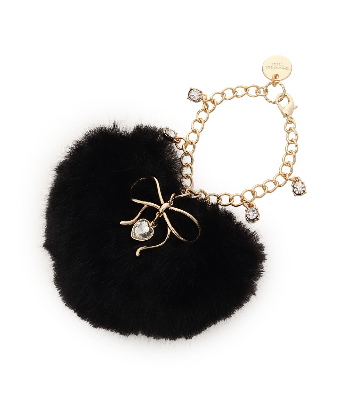 Samantha Vega「ハートファーチャーム」|チャーム・キーホルダー|ブラック