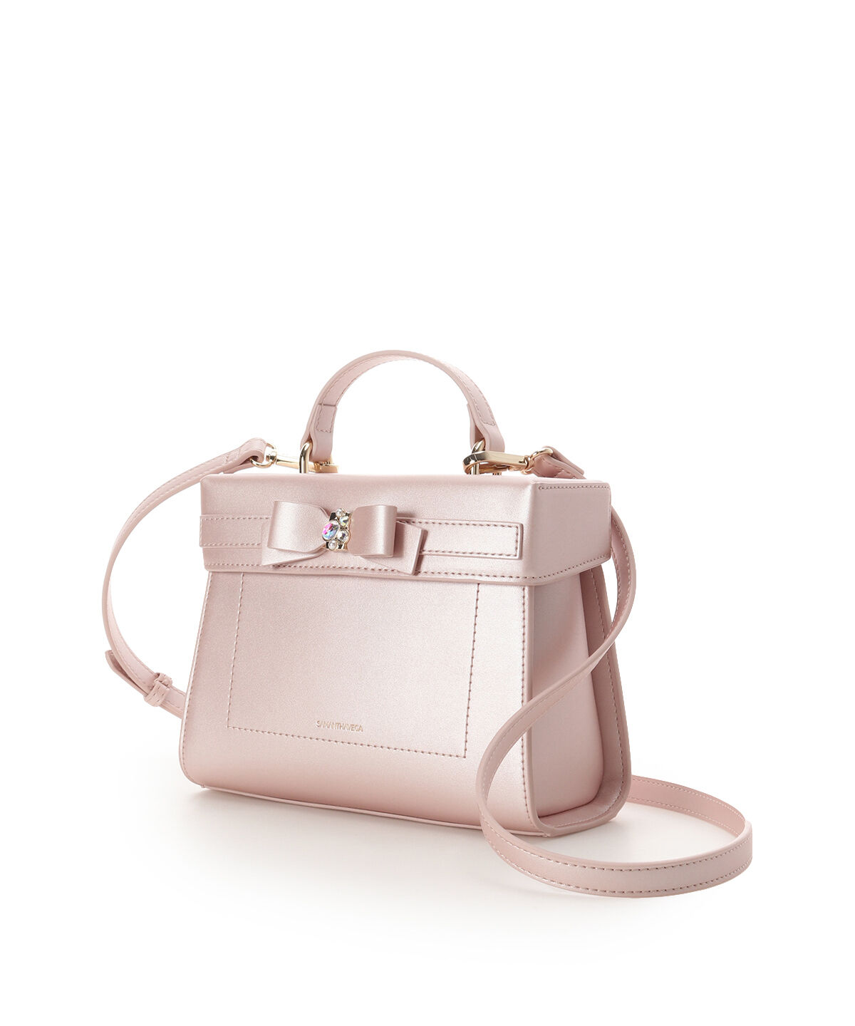 Samantha Vega「パールカラージュエルリボンバニティバッグ」|ショルダー・メッセンジャー|