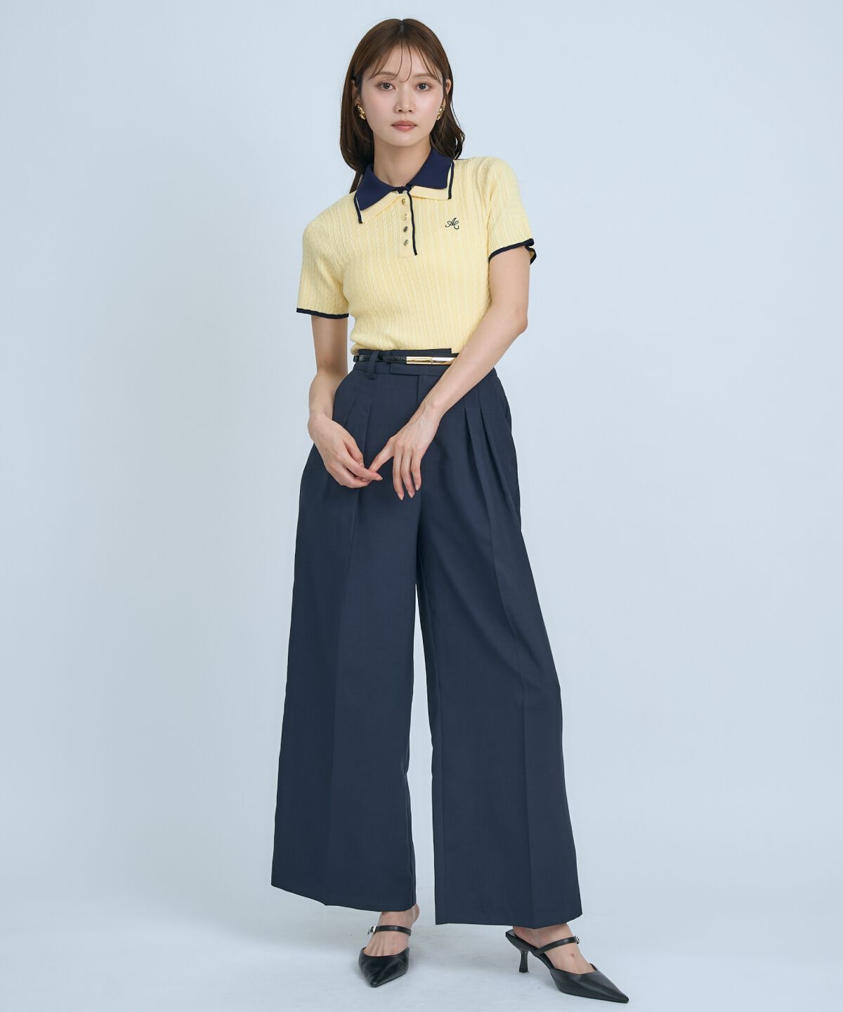 アンドクチュール「シアーワイドパンツ」|その他|