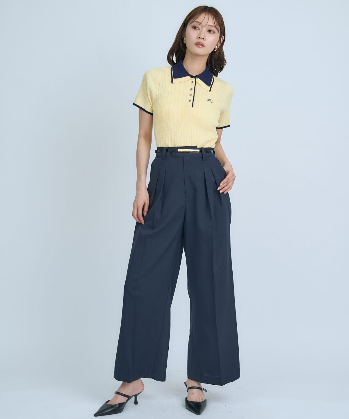 アンドクチュール「シアーワイドパンツ」|その他|