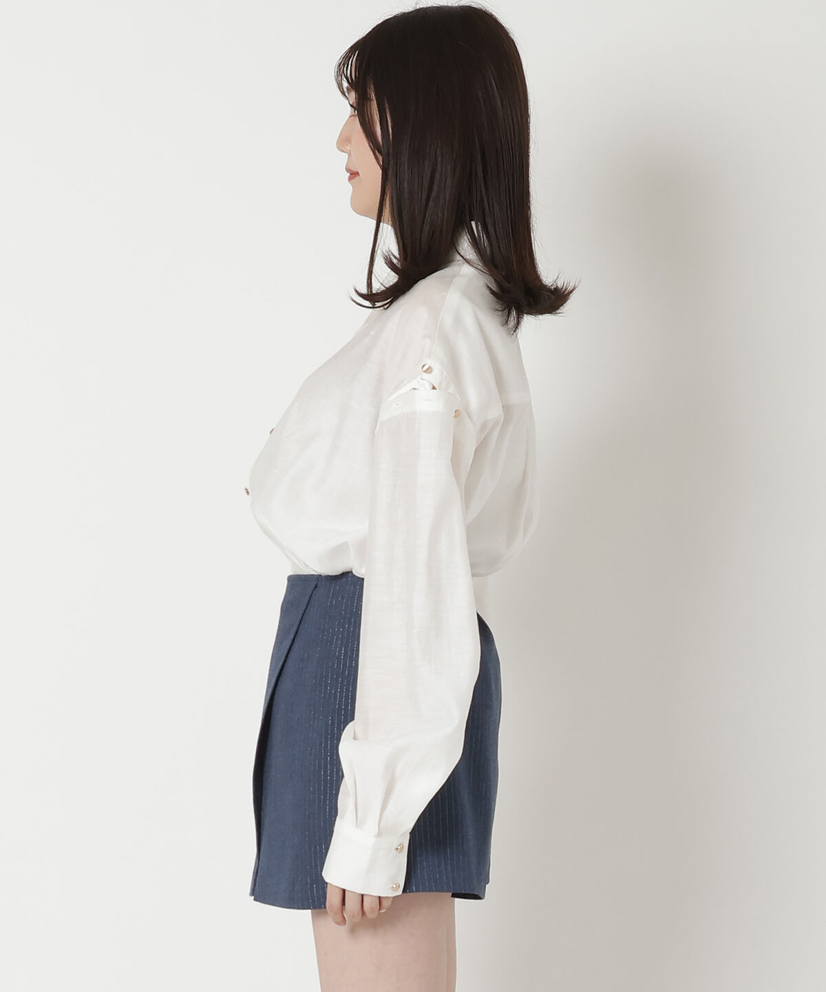 REDYAZEL「オープンショルダーシャツ」|シャツ・ブラウス|