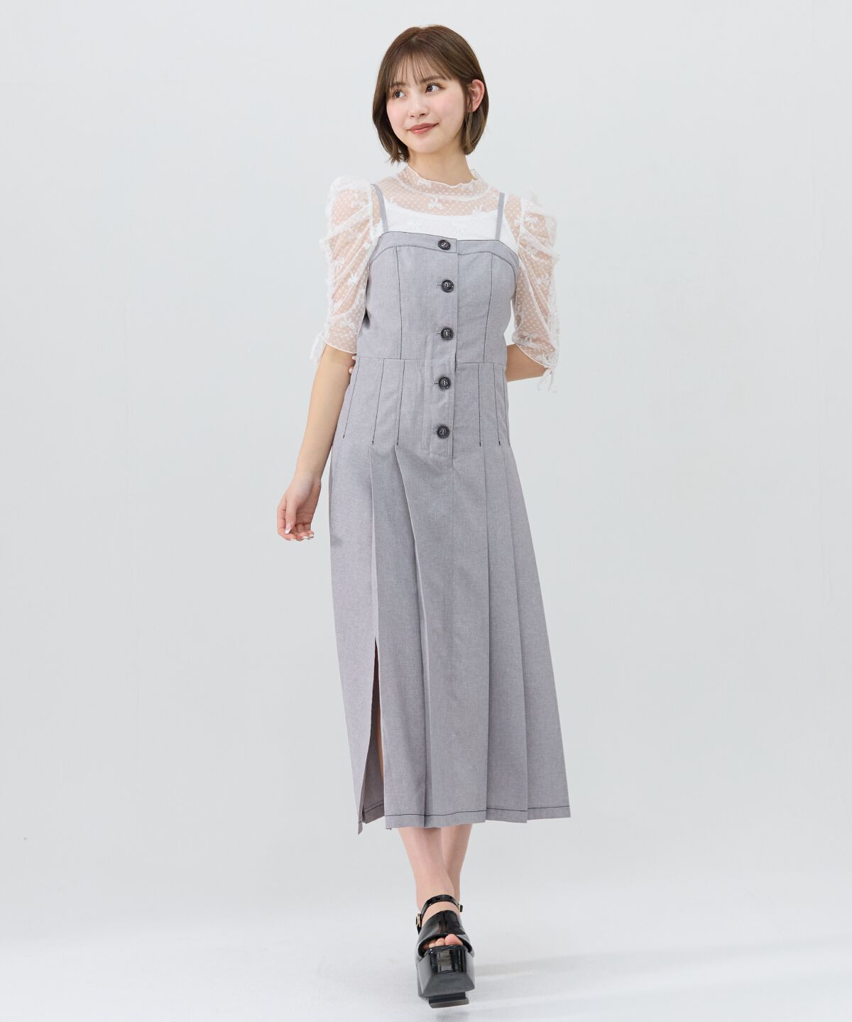 REDYAZEL「２wayプリーツジャンパースカート」|ワンピース|