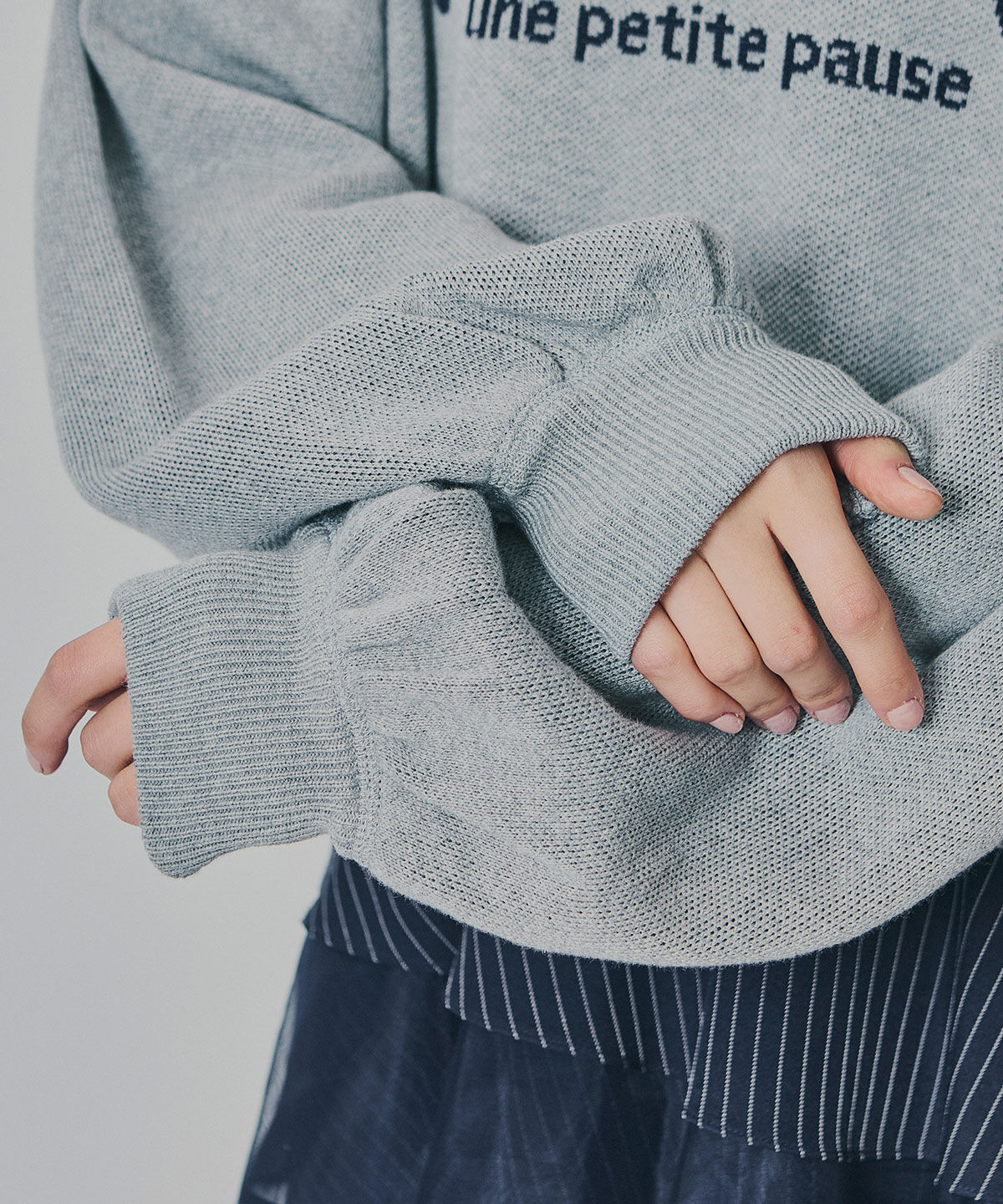 REDYAZEL「スウェットライクジャガードニット」|ニット・セーター|