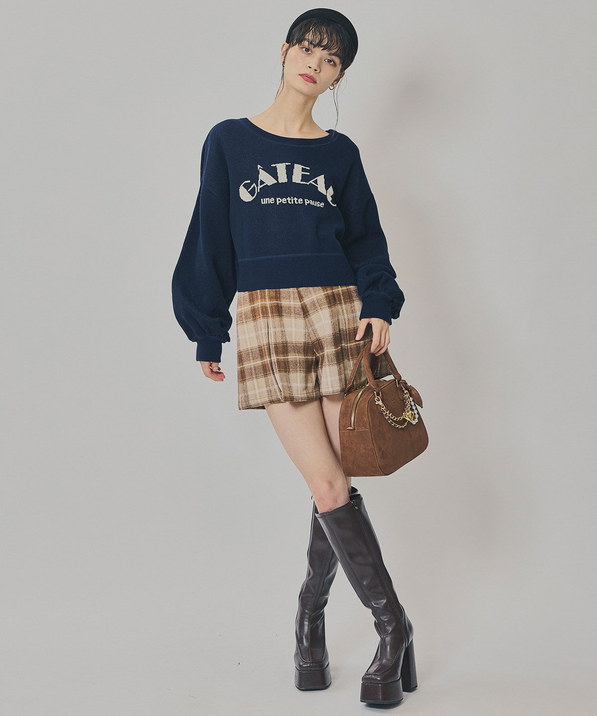 REDYAZEL「スウェットライクジャガードニット」|ニット・セーター|