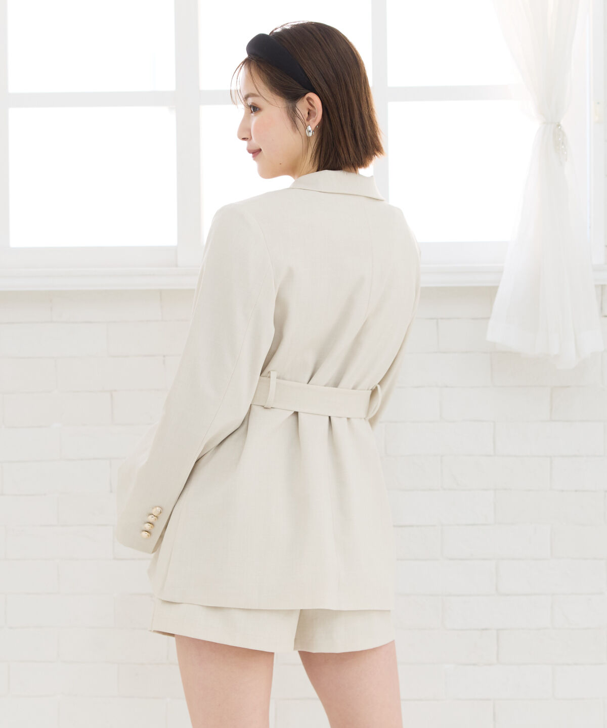 REDYAZEL「ベルテッドダブルジャケット」|テーラードジャケット|