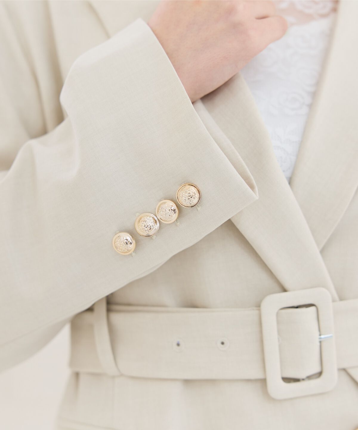 REDYAZEL「ベルテッドダブルジャケット」|テーラードジャケット|