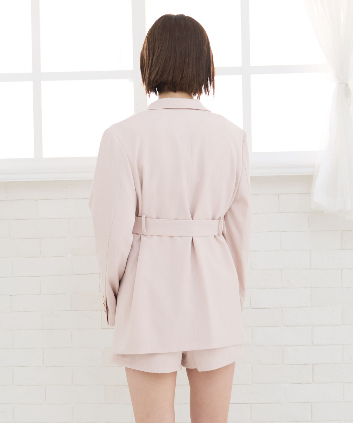 REDYAZEL「ベルテッドダブルジャケット」|テーラードジャケット|