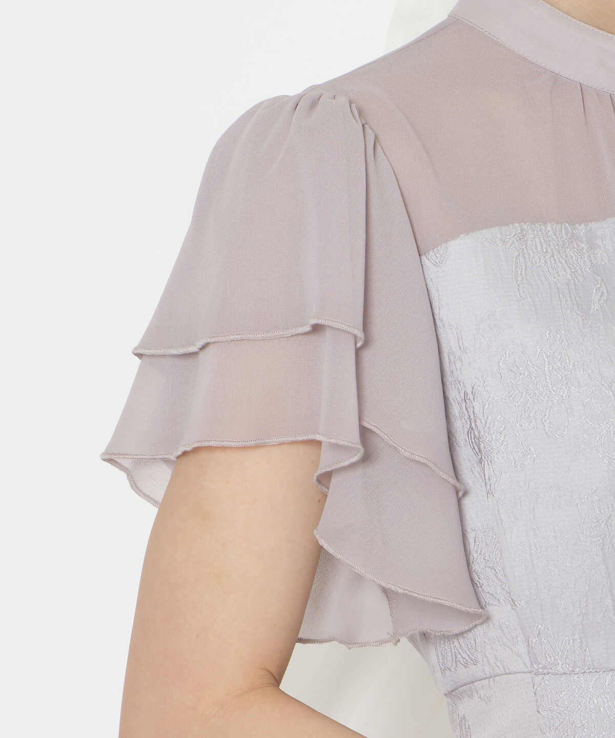 WILLSELECTION「ジャガードタックフレアワンピース」|ドレス|