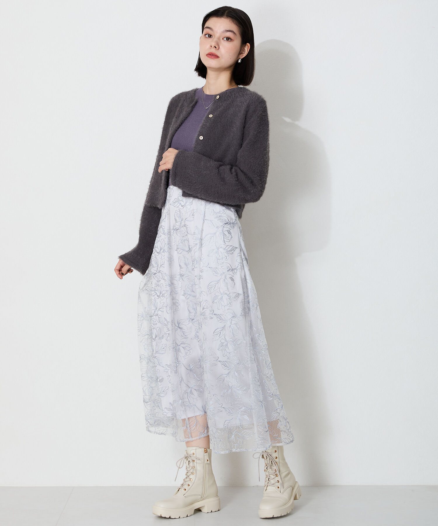 ORiental TRaffic「タンクソールレースアップブーツ/41413」|ショートブーツ|