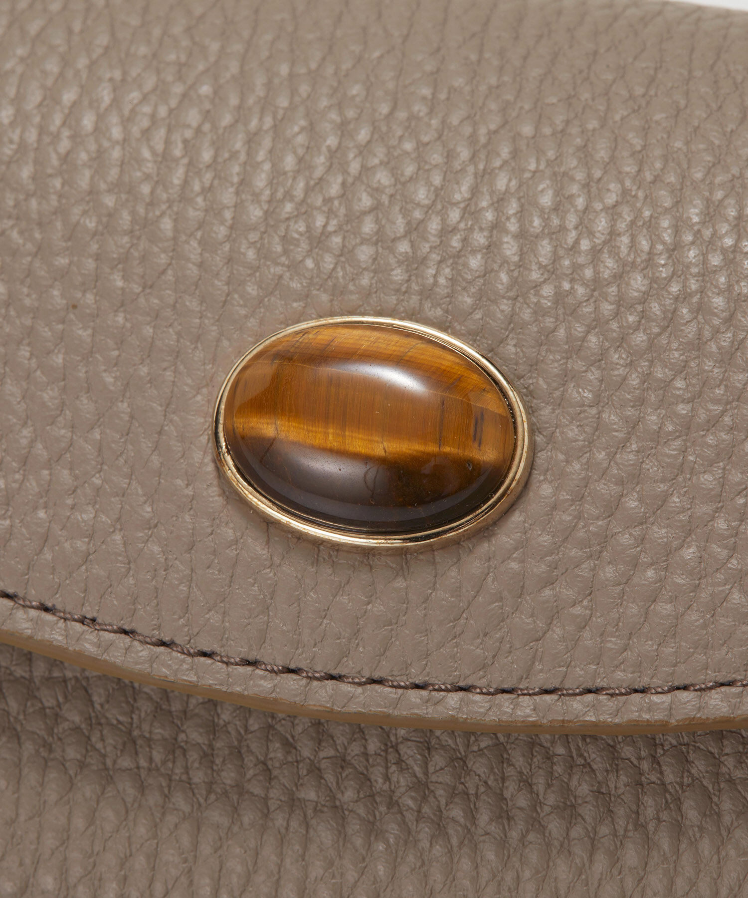 TOPKAPI 「【TOPKAPI】 gemdrops ジェムドロップ ミニエンボスレザー 天然石 三つ折り 財布」|財布|